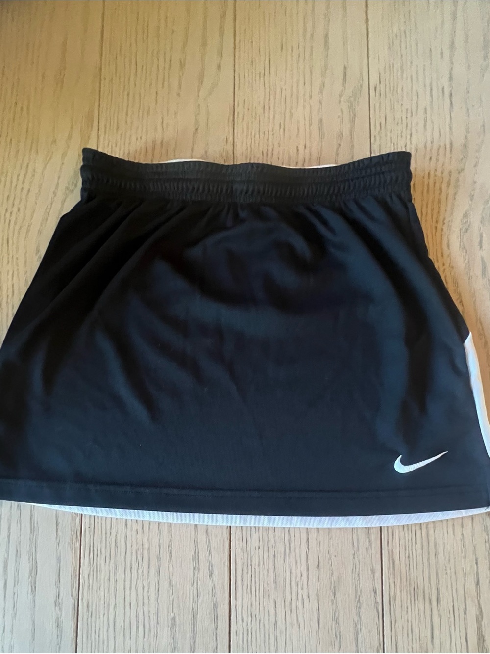 Nike Black Mini Skirt with White Swoosh